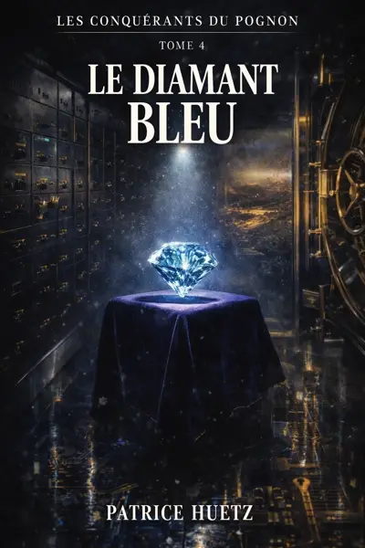 Couverture de Les Conquérants du Pognon — T4 : Le Diamant Bleu